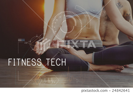 Fitness Tech Healthcare Wellness Innovation Concept 24842641