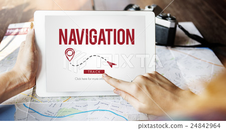 Navigation GPS City Locator Explore Concept Navigation GPS City Locator Explore Concept 24842964