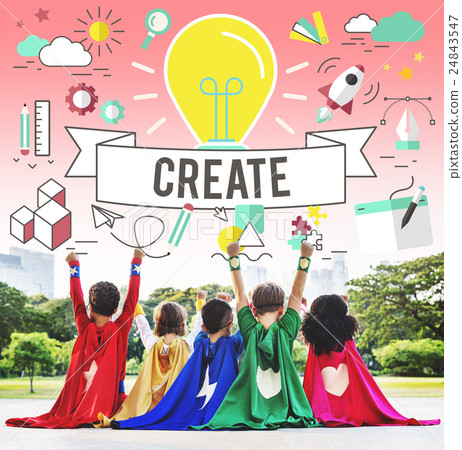 Create Ideas Imagination Plan Thinking Concept 24843547