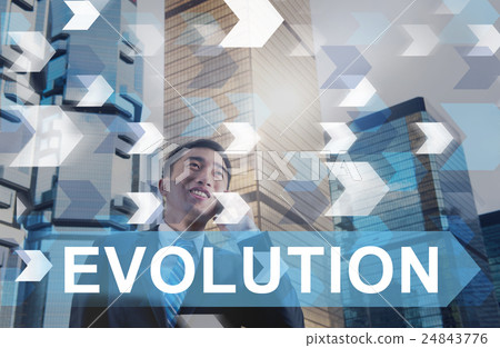 Evolution Revision Innovation Development Evolve Concept 24843776