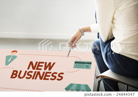 New Business Start up Fresh Ideas Vision Concept 24844347