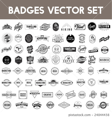 Icon Symbol Badge Logo Collection Concept-插圖素材 [24844438] - PIXTA圖庫