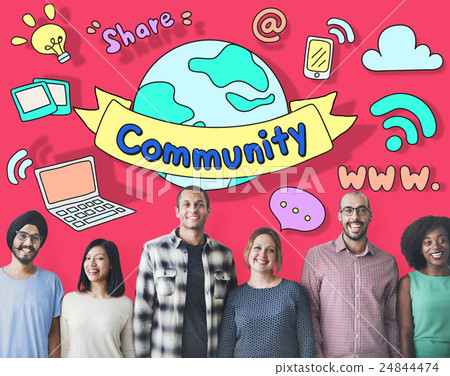 Community Online Communication Www Concept 24844474
