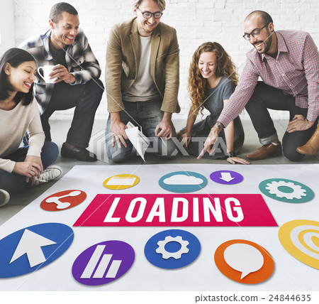 Loading Downloading Online Internet Concept 24844635