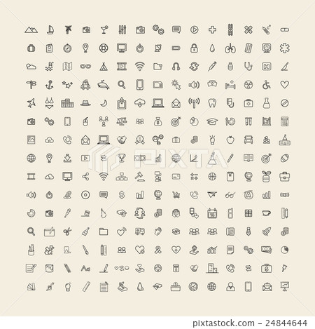 Vector Illustration UI Universal Icon Concept Vector Illustration UI Universal Icon Concept 24844644