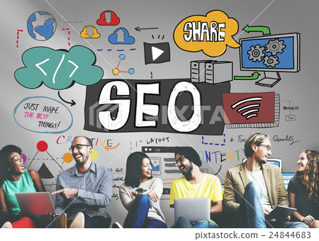 SEO Search Engine Optimization Internet Digital Concept 24844683