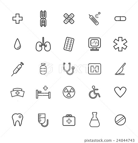 Vector UI Illustration Health Healthcare Hospital Concept Vector UI Illustration Health Healthcare Hospital Concept 24844743