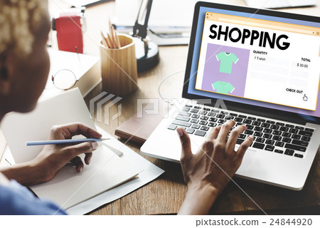 Shopping Marketing Puchase Shopaholic Spending Concept Shopping Marketing Puchase Shopaholic Spending Concept 24844920