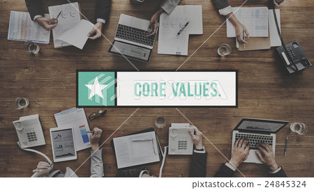 Core Values Principles Morals Concept 24845324