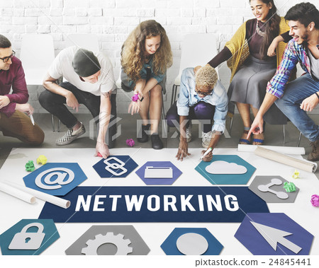 Networking Network Internet Connection Concept 24845441