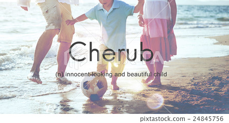 Cherub Kids Child Adolescence Young Toddler Concept 24845756