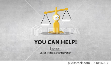 Law Judgement Rights Weighing Legal Concept 24846007