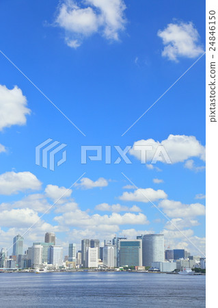 Tokyo Cityscape [Coastal skyscraper group] 24846150