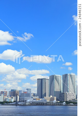 Tokyo Cityscape [Coastal skyscraper group] 24846151