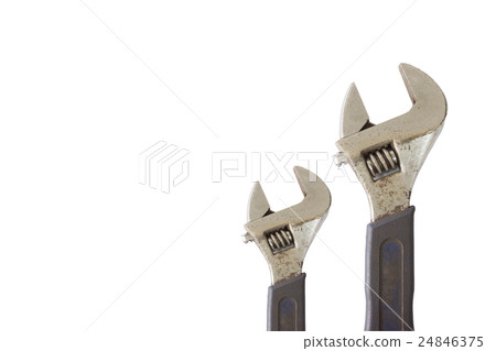 Old adjustable wrench 24846375