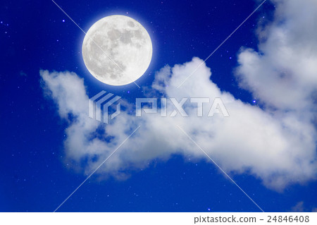 Romantic night.full moon background. Romantic night.full moon background. 24846408