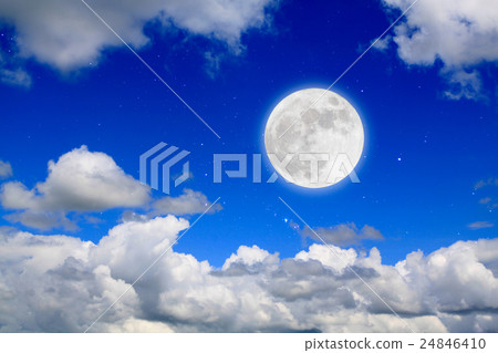 Romantic night.full moon background. Romantic night.full moon background. 24846410