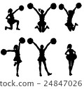 啦啦隊的剪影 24847026