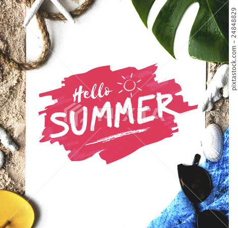 Summer Chill Collection Colorful Leisure Fresh Concept 24848829