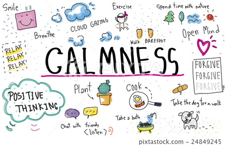 Mindfulness Optimism Relax Harmony Concept 24849245