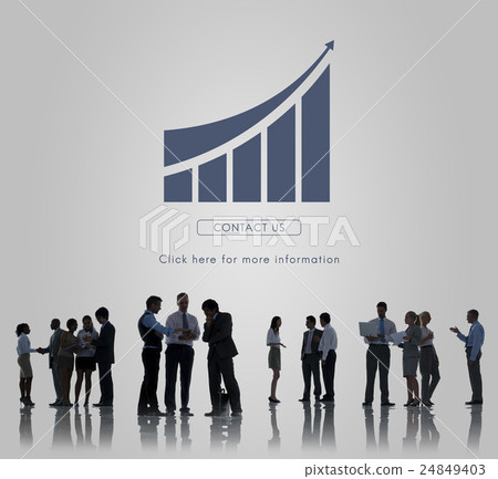 Business Success Report Graph Concept Business Success Report Graph Concept 24849403