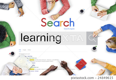 Business Team Meeting Brainstorming Search Concept 24849615