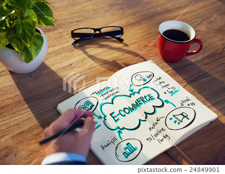 Advertisement Marketing Promotion Commerce Business Concept 24849901