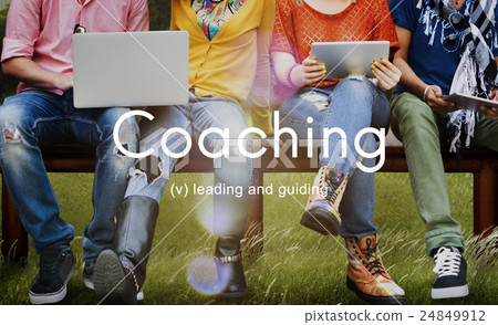 Coaching Educating Instructor Management Concept 24849912