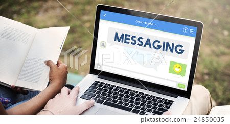 Messaging Chat Communication Connection Online Concept Messaging Chat Communication Connection Online Concept 24850035