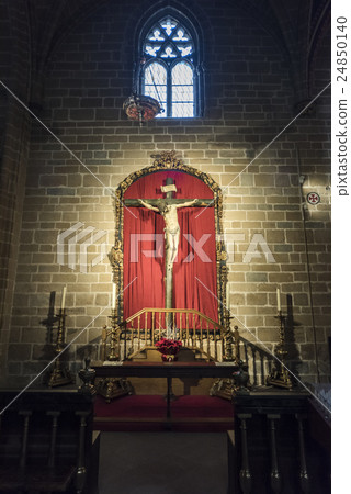 Crucifixion of Christ of Santa Maria Cathedral in Pamplona Crucifixion of Christ of Santa Maria Cathedral in Pamplona 24850140