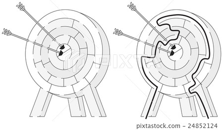 Easy archery maze Easy archery maze 24852124