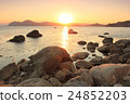 Sunset over sea 24852203