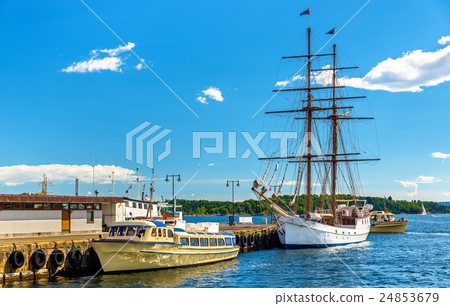 Old sailer in the Oslo Harbour 24853679