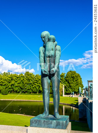 Vigeland sculpture installations in Frogner Park 24853681