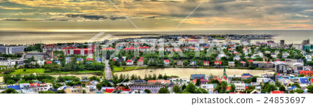 Reykjavik from top of the Hallgrimskirkja church 24853697