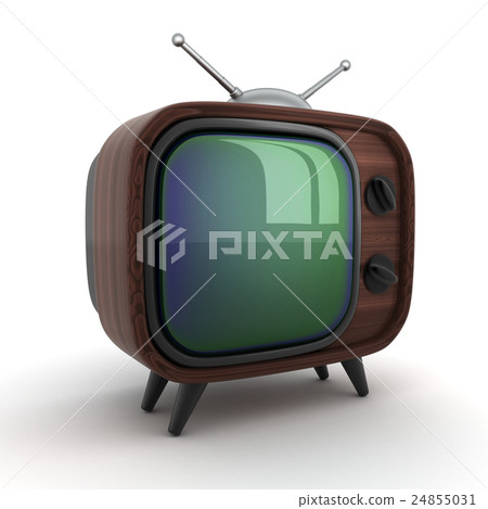 Old wooden TV 24855031