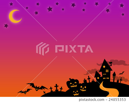 Halloween background material Halloween background material 24855353