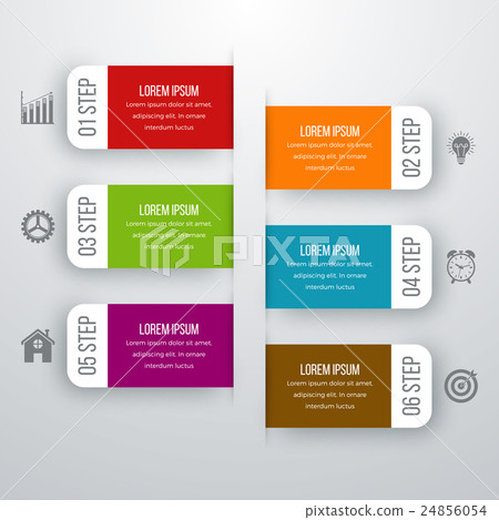 Infographic design template 24856054
