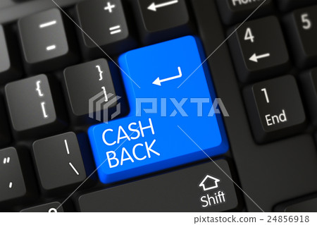 Cash Back - PC Keypad. 3D. Cash Back - PC Keypad. 3D. 24856918