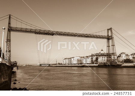 The Bizkaia suspension bridge in Portugalete Spain 24857731