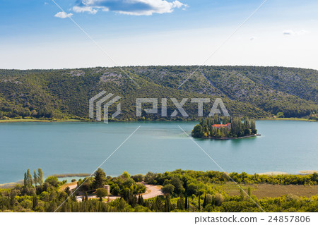 Visovac monastery in Krka National park, Croatia Visovac monastery in Krka National park, Croatia 24857806