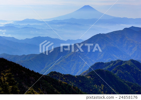 Fuji seen from Oku Chichibu / Koshiwade House 24858176