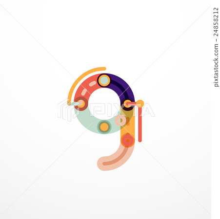 Linear initial letters, logo branding concept Linear initial letters, logo branding concept 24858212