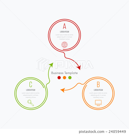 Thin line infographic element Thin line infographic element 24859449