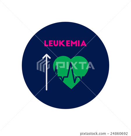 Vector icon on circle various symptoms of Vector icon on circle various symptoms of 24860692