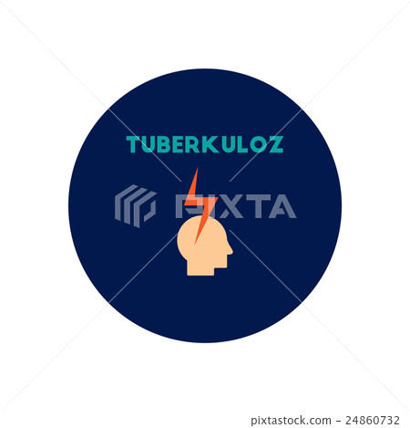 Vector icon on circle various symptoms of Vector icon on circle various symptoms of 24860732