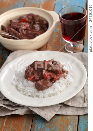 Wine kebab with rice Wine kebab with rice 24861013