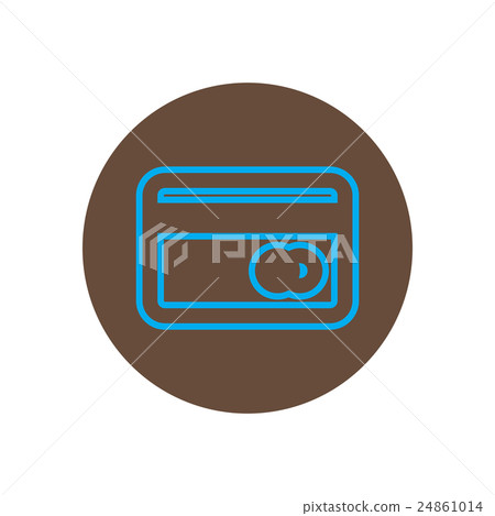 Vector icon  on the topic office  on  circle Vector icon  on the topic office  on  circle 24861014