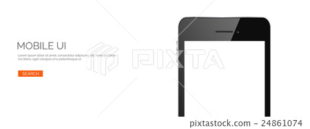 Vector illustration. Realistic smartphone. 24861074