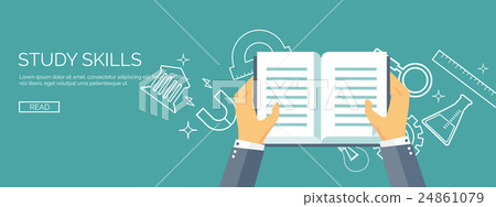 Vector illustration. Book. Education, online Vector illustration. Book. Education, online 24861079